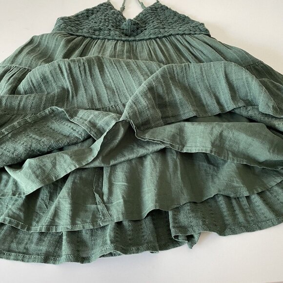 Aerie Dark Green Mini Dress - Picture 9 of 14